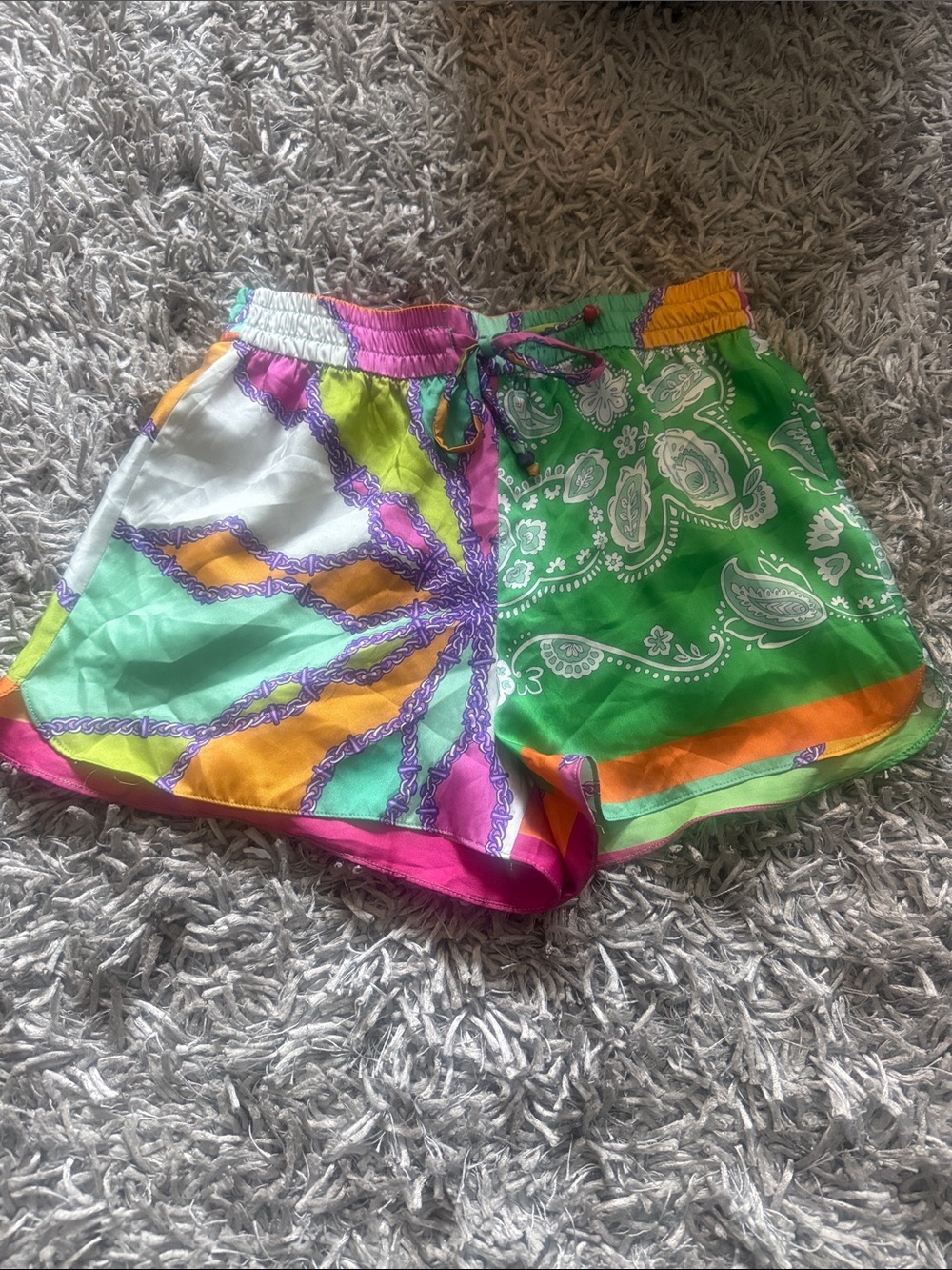 Vibrant Multi-Color Printed Women’s Shorts